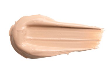 Sıvı temel beyaz arka plan üzerinde leke.