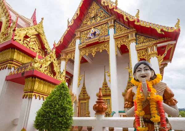 Храм Пай Таиланд Заднем Плане Крупным Планом — стоковое фото