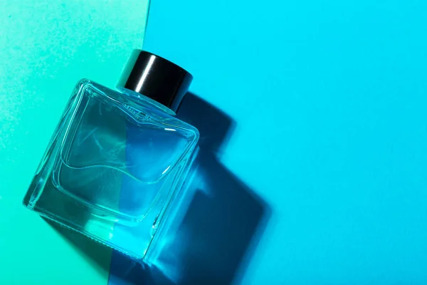 Gyönyörű Üveg Parfüm Közelről — Stock Fotó