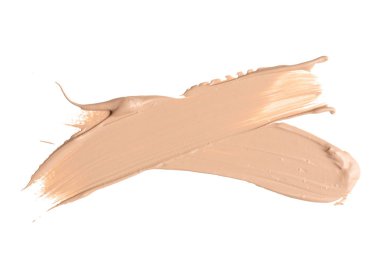 Sıvı temel beyaz arka plan üzerinde leke.