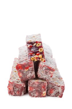 Beyaz arkaplanda Türk zevki izole edilmiş 