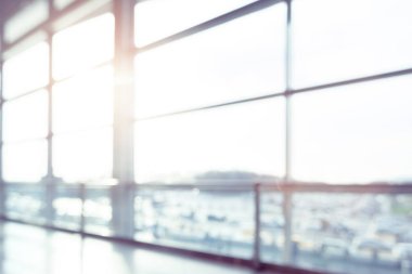 Havaalanı için arka plan çekimde bulanıklık