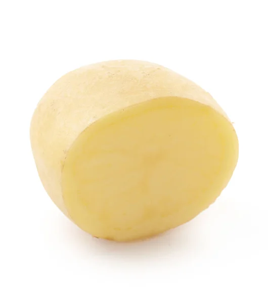 Närbild Potatis Isolerad Vit Bakgrund — Stockfoto