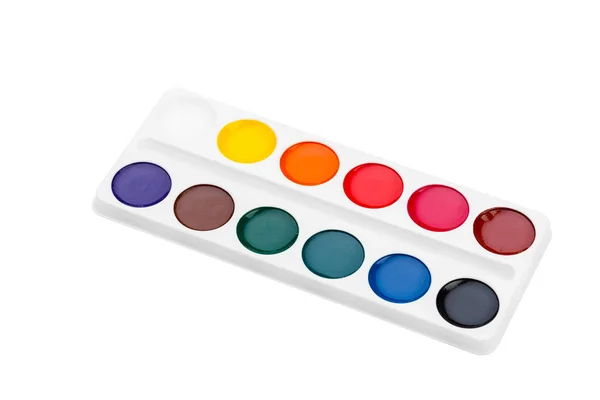 Set Watercolor Paints — Stock Photo, Image