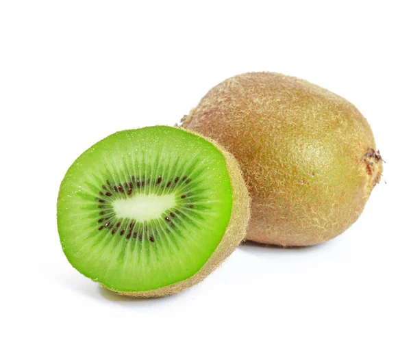 Owoce Kiwi Izolowane Białym Tle — Zdjęcie stockowe
