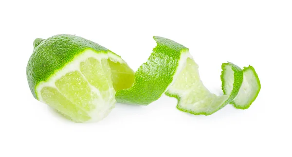Lime Isolated White Background — Stock Photo, Image