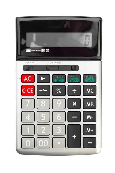 Calculator White Background — Stock Photo, Image