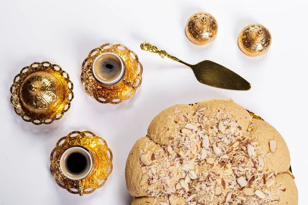 Smaklig Halva Med Bordet — Stockfoto