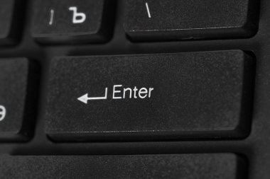 Siyah dizüstü bilgisayar klavyesi kapat