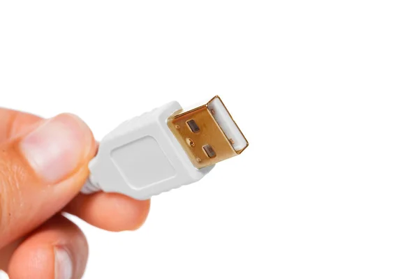 Närbild Usb Kabel — Stockfoto