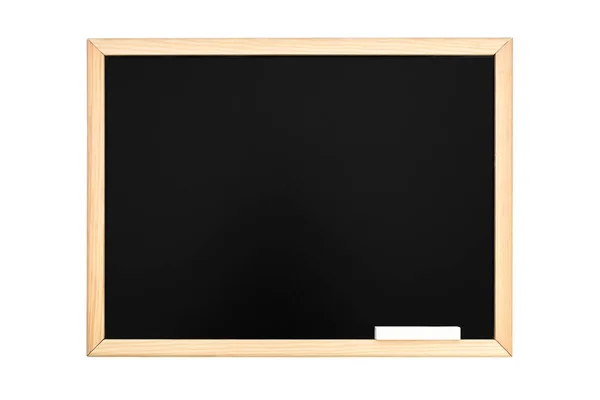 在黑板上拍摄的一块白色粉笔 — 图库照片