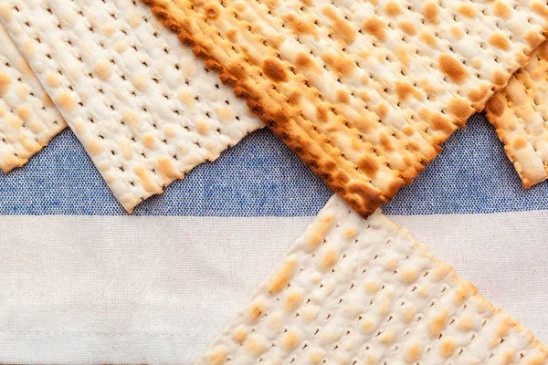 Yahudi Bayramı Kutlamaları Için Sofrada Talyan Ekmeği Var — Stok fotoğraf