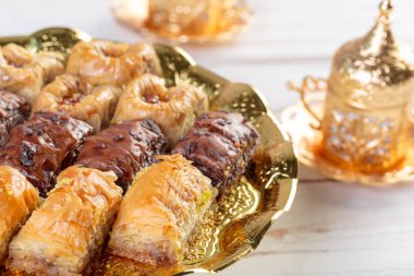 Konsept geçmişe sahip Türk Ramazan Tatlısı Baklava