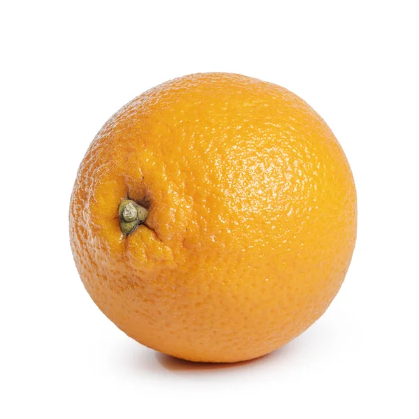 Čerstvé Jednoduché Pomeranče Ovoce Izolované Bílém Pozadí — Stock fotografie