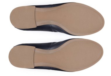 Ayakkabı, beyaz zemin üzerine izole alt.