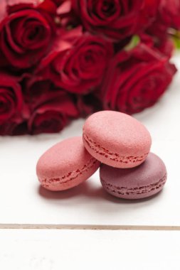 Sevgililer günü ya da anneler günü için şekilli kurabiye