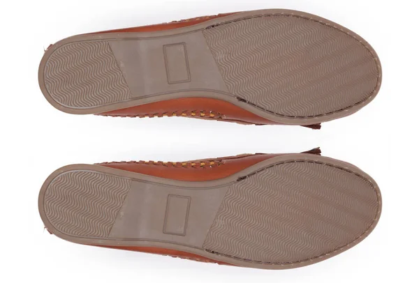 Ayakkabı, beyaz zemin üzerine izole alt.