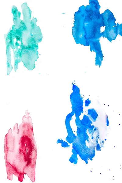 Watercolor Spot Stokes — Stock Photo, Image