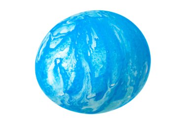 Renkli Paskalya Yumurtası beyazda izole