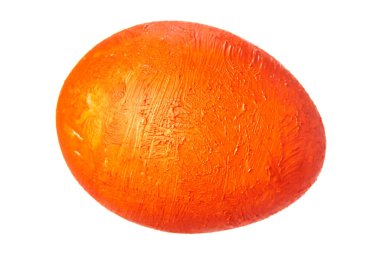 Renkli Paskalya Yumurtası beyazda izole