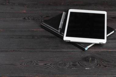 Not defterli boş dijital tablet
