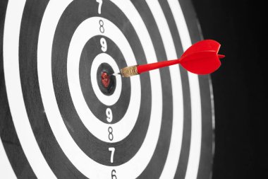 dartboard iş başarısı konsepti