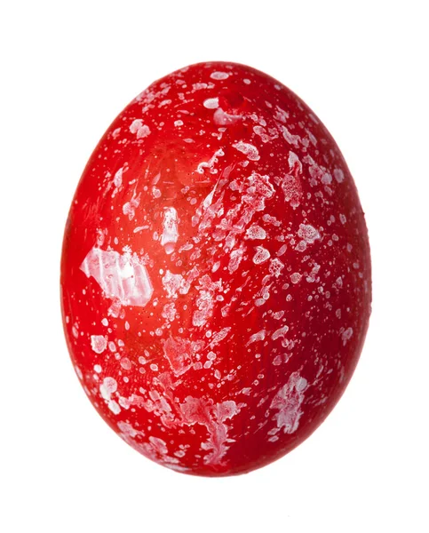 Colorful Easter Egg Isolated White — Stock Photo, Image