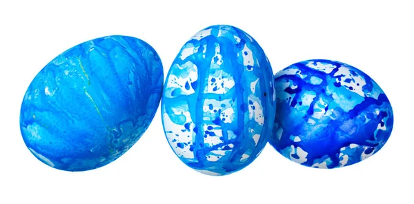 Renkli Paskalya Yumurtası beyazda izole