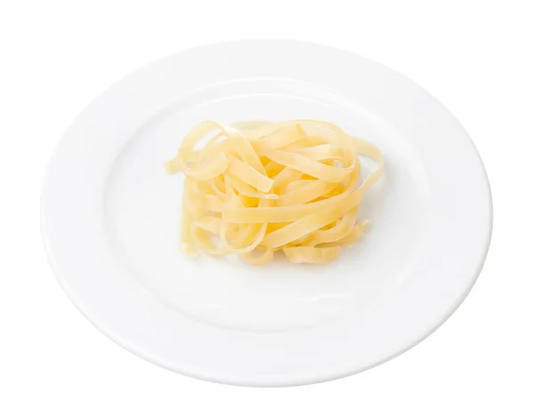 Чаша Спагетти Изолированы Белом Фоне — стоковое фото