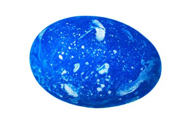 Renkli Paskalya Yumurtası beyazda izole