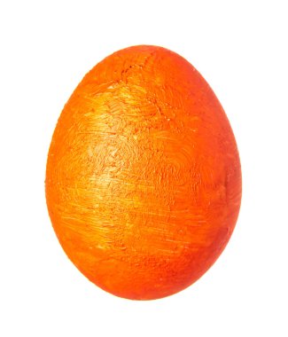 Renkli Paskalya Yumurtası beyazda izole