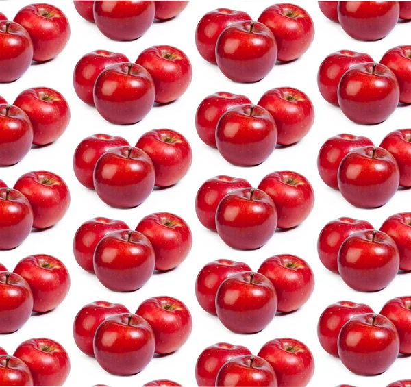 Bunte Fruchtmuster Von Frischen Äpfeln — Stockfoto