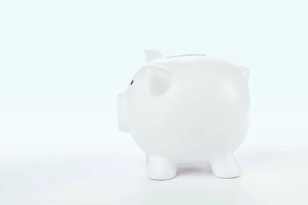 Piggy Bank Geïsoleerd Witte Achtergrond — Stockfoto