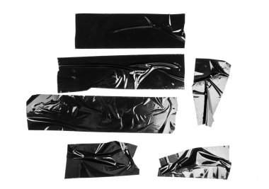 Beyaz arkaplanda siyah bantlar