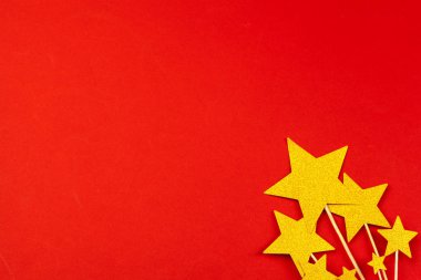 altın yıldız dekorasyon yakın