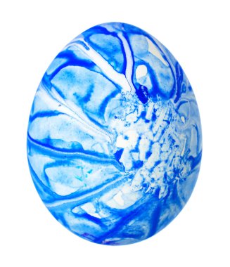 Renkli Paskalya Yumurtası beyazda izole