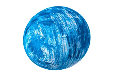 Renkli Paskalya Yumurtası beyazda izole