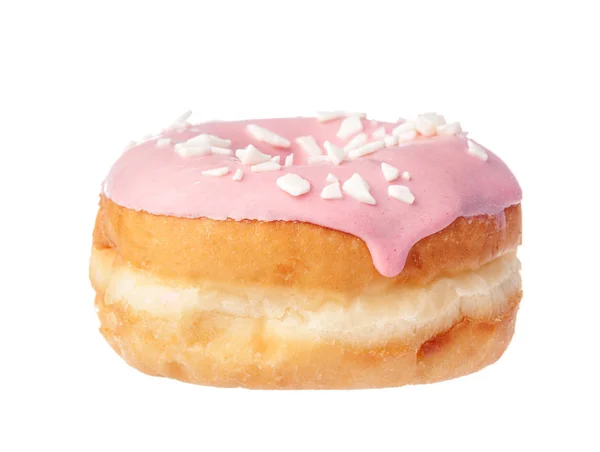 Donut Geïsoleerd Witte Achtergrond — Stockfoto