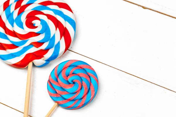 Tahta masada şeker lolipopu