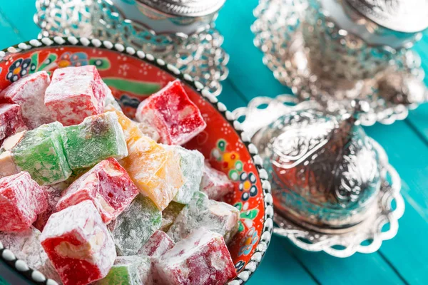 Türk lokumu yakın çekim