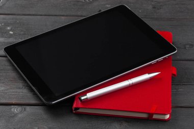 Not defterli boş dijital tablet