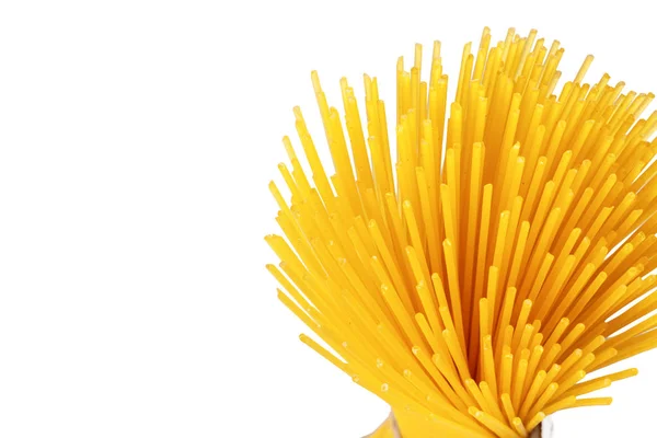 Pasta Auf Weißem Hintergrund — Stockfoto