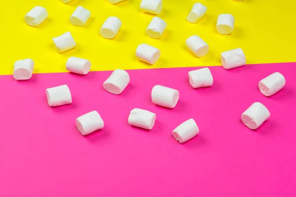 Minimale Zoete Marshmallow Kleur Achtergrond — Stockfoto