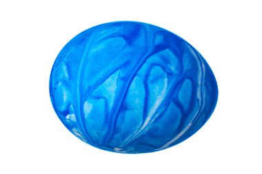 Renkli Paskalya Yumurtası beyazda izole