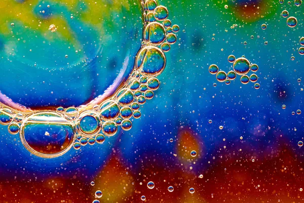 Colorful background with bubbles. Abstract background. Close up. — Stock Photo, Image