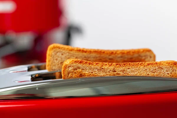 Пара готових тостів у тості — стокове фото