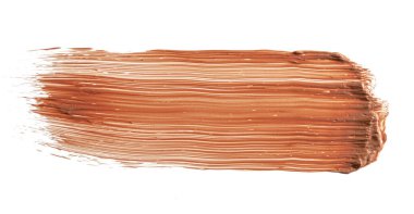 Makyaj vakfı örneği beyaz arkaplanda izole edildi