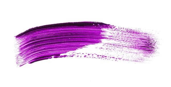 Purple lipstick swatch isolated on white background — Stock Photo, Image