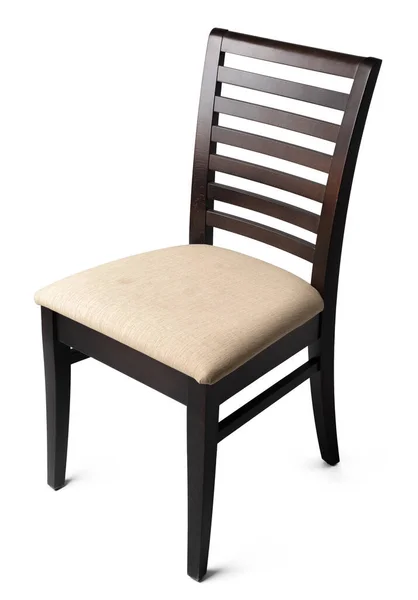 Bekväm stol isolerad på vitt. Studioinspelning — Stockfoto