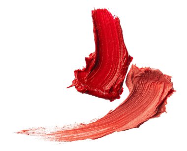 Ruj lekesi örneği beyaz arkaplanda izole edildi